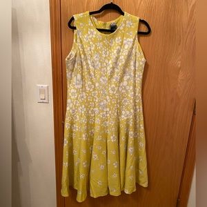 Gabby skye size 16 mustard fit & flare formal dress